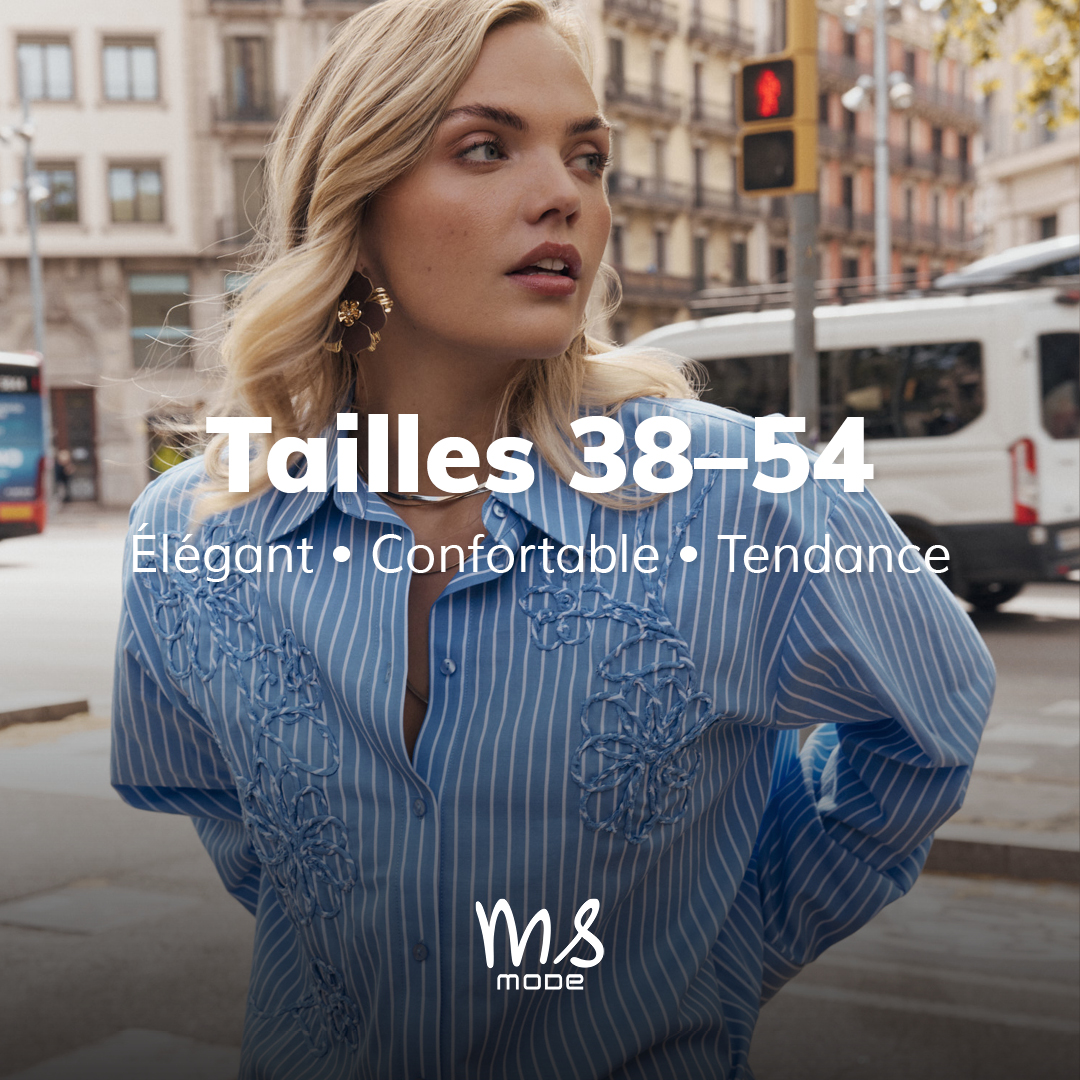 MS Mode hornu - Vêtements femme tendance à prix raisonnable en taille 38 - 54
