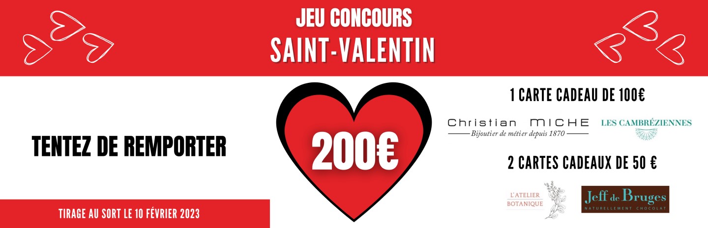 JEU CONCOURS Saint-Valentin