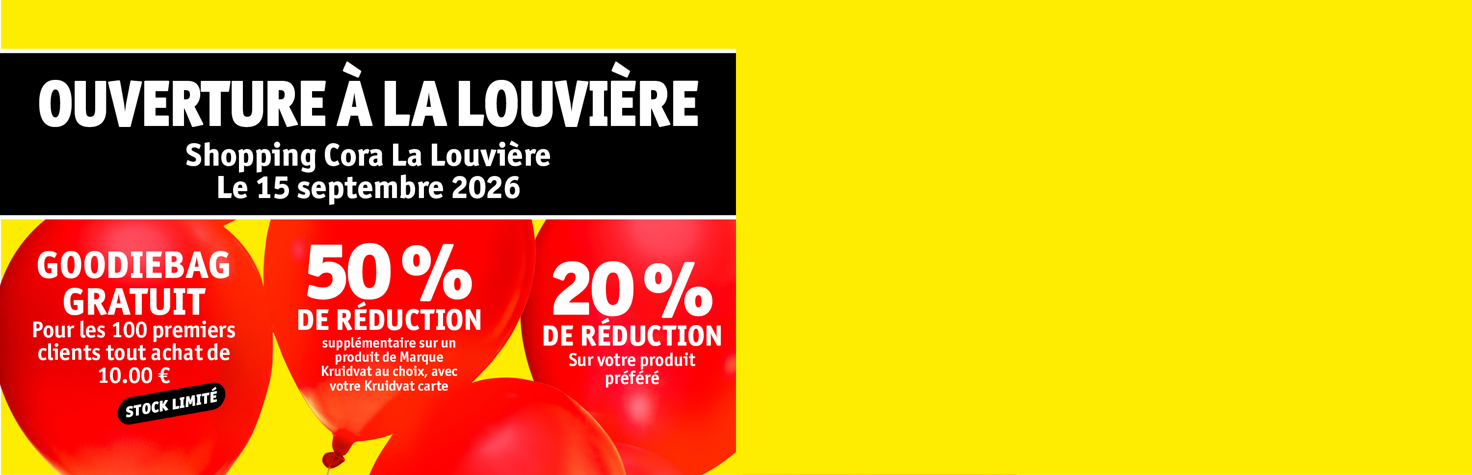Kruidvat ouvre ses portes au Shopping cora