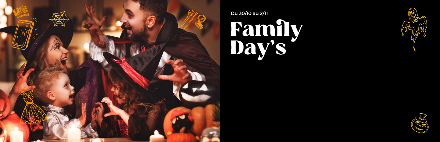 Du 30/10 au 02/11, Family Days au Shopping cora La Louvière 