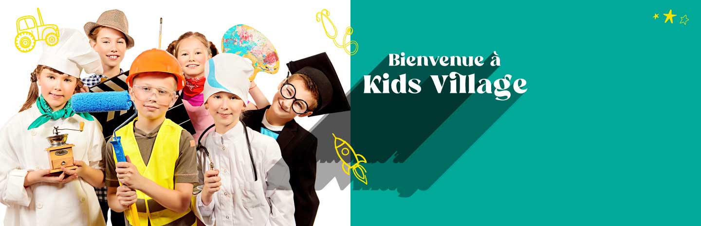 kom Kids Village met belevingsstands in het teken van beroepen ontdekken!