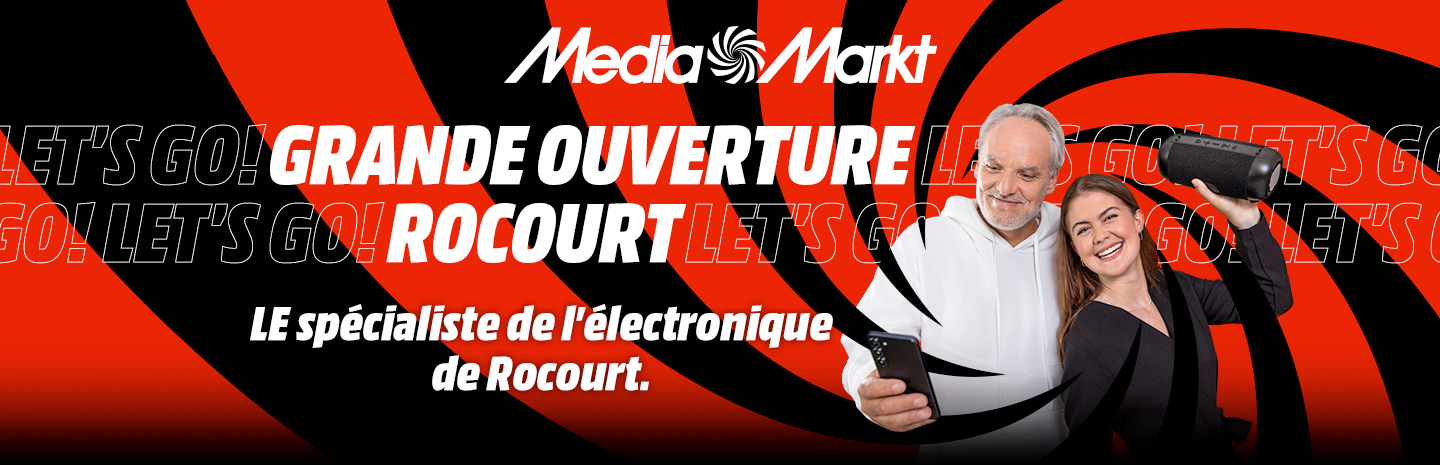 MediaMarkt opent zijn deuren in Shopping cora Rocourt op 1 juli!