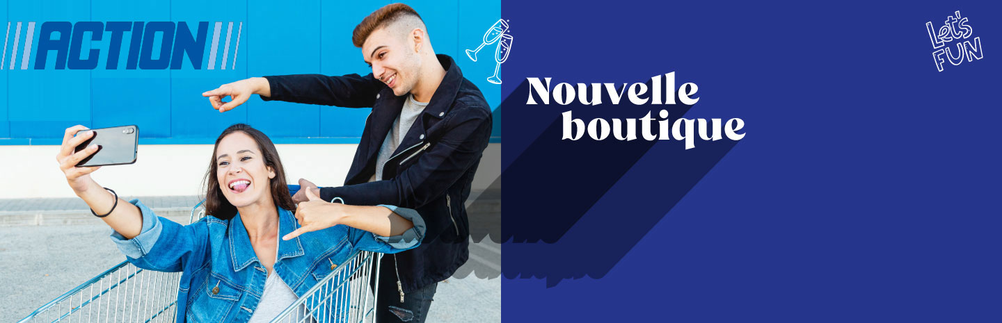 Ouverture d'Action au shopping cora