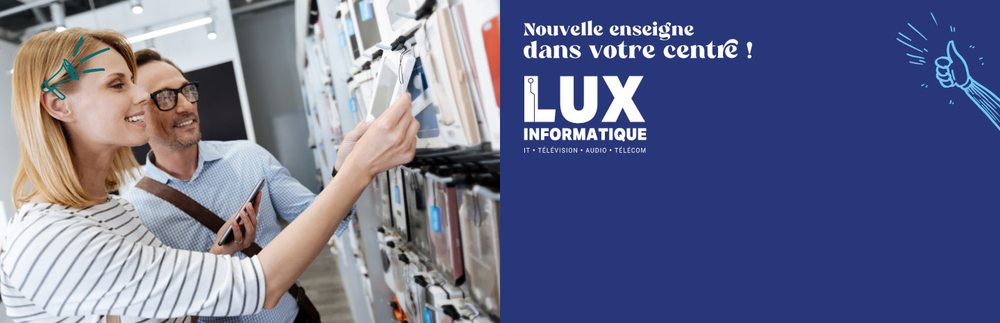 Lux Informatique ouvre une seconde boutique au Shopping Cora Messancy