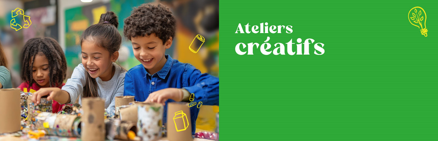 🌱 Du 23 au 27 août, ateliers créatifs 100% gratuit !