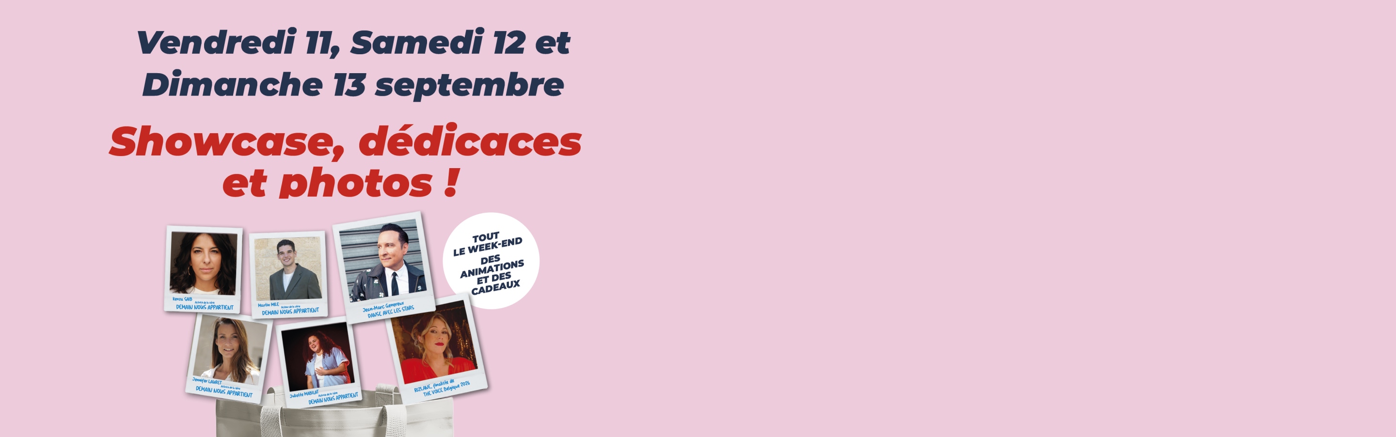 Un week-end exceptionnel pour redécouvrir votre Shopping cora Hornu !
