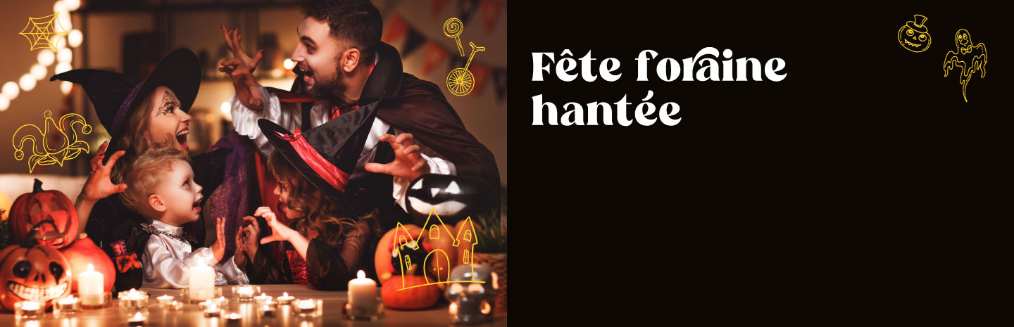 Ne manquez pas notre Fête foraine hantée pour Halloween ! 🎃👻