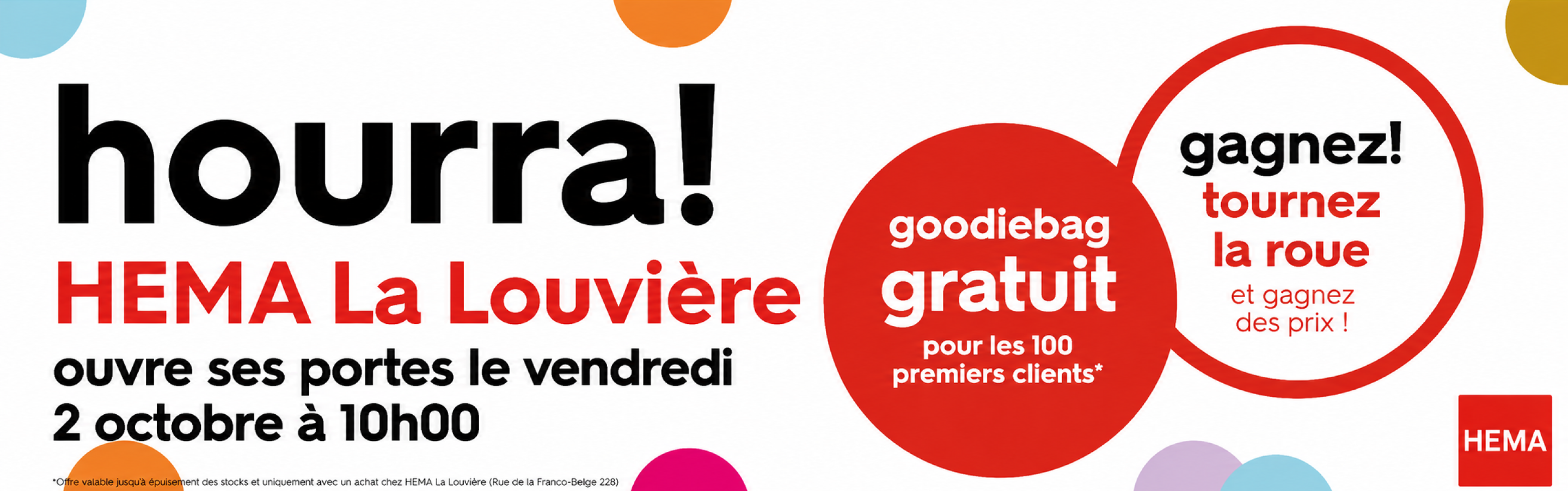 HEMA ouvre son nouveau magasin au Shopping cora La Louvière !