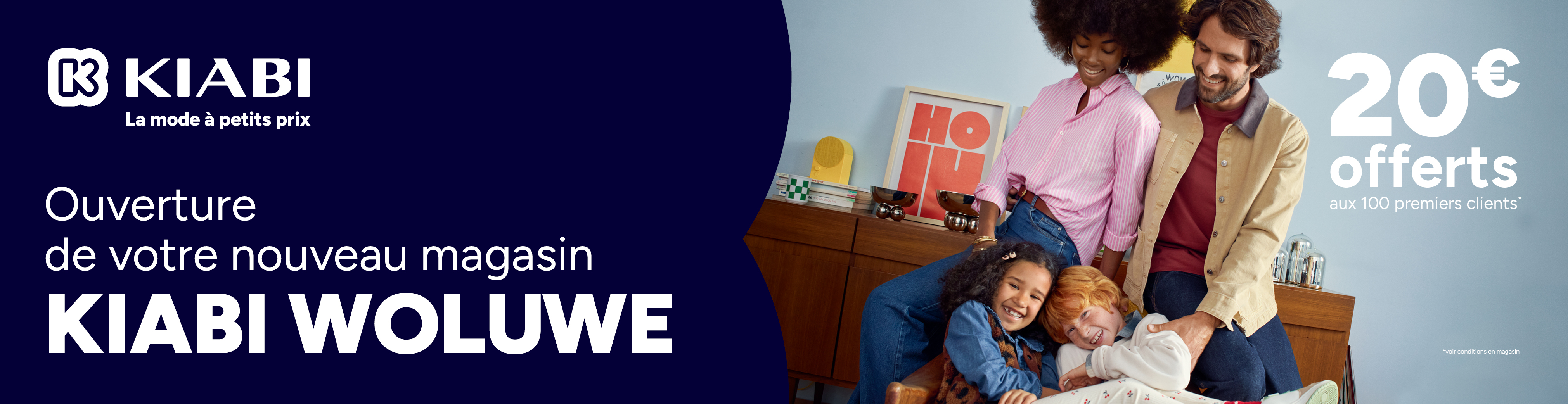 KIABI opent zijn deuren in Shopping cora Woluwe op 3 april