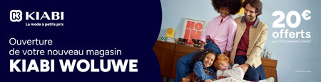 KIABI ouvre ses portes au Shopping cora Woluwe le 3 avril