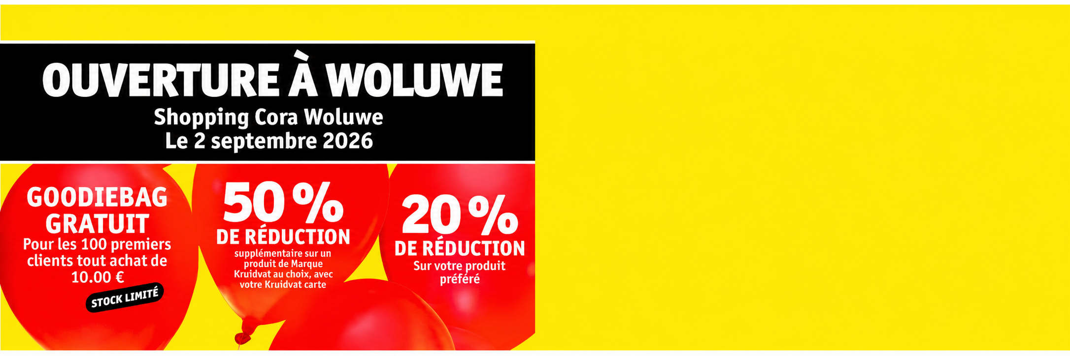 Kruidvat ouvre ses portes au Shopping cora